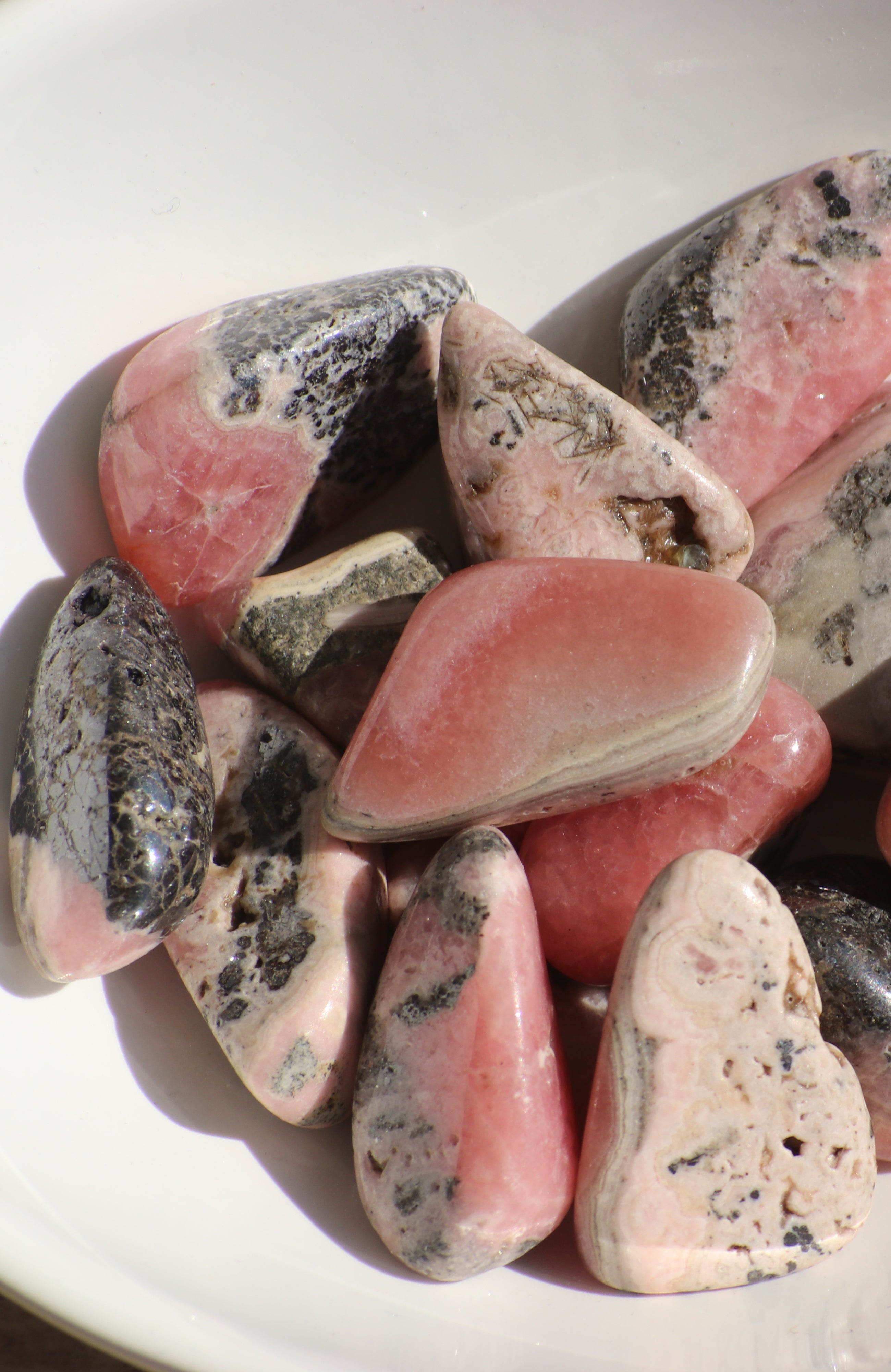 Rhodochrosite Tumbled Stone A Grade